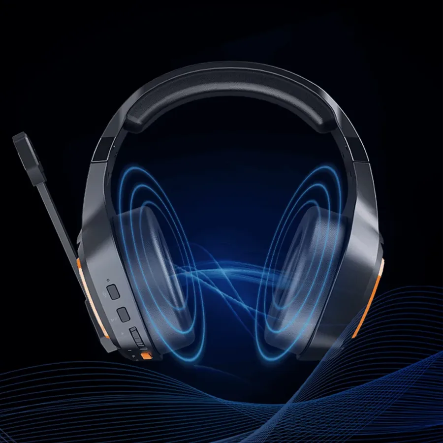 Wireless Bluetooth Gaming Headphones Meetion MTBth014 Color Jungle Green β photo 3