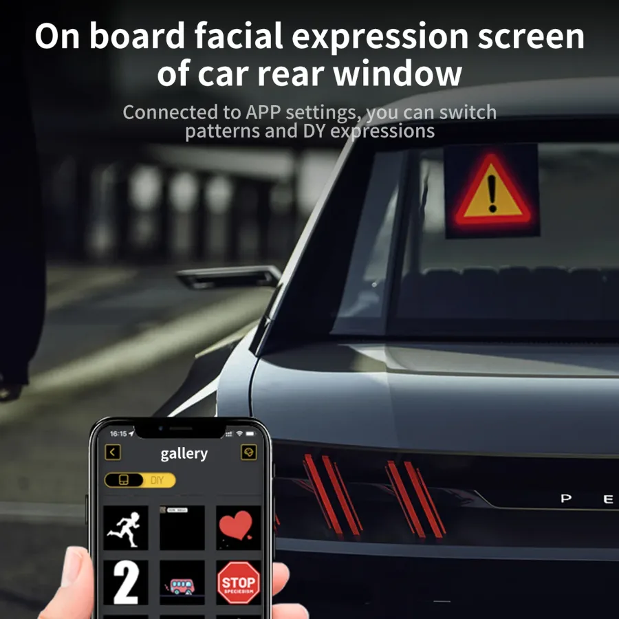 Car LED Smart Screen APP Control Full Color LED Screen Panel β photo 4