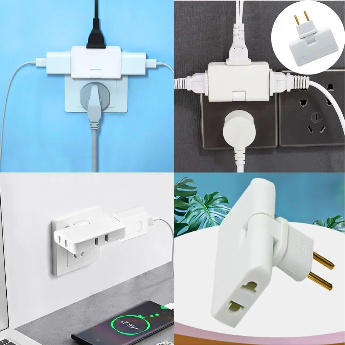 Rotating Flat Wall Socket β photo 5