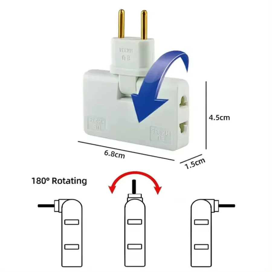 Rotating Flat Wall Socket β photo 6