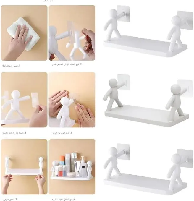 Bathroom Kitchen Storage Rack - Wall shelves β photo 2