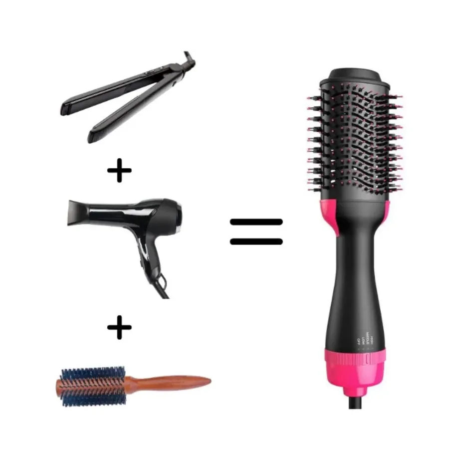 Hair Dryer And Styler Hot Air Brush- 1000W — photo 5
