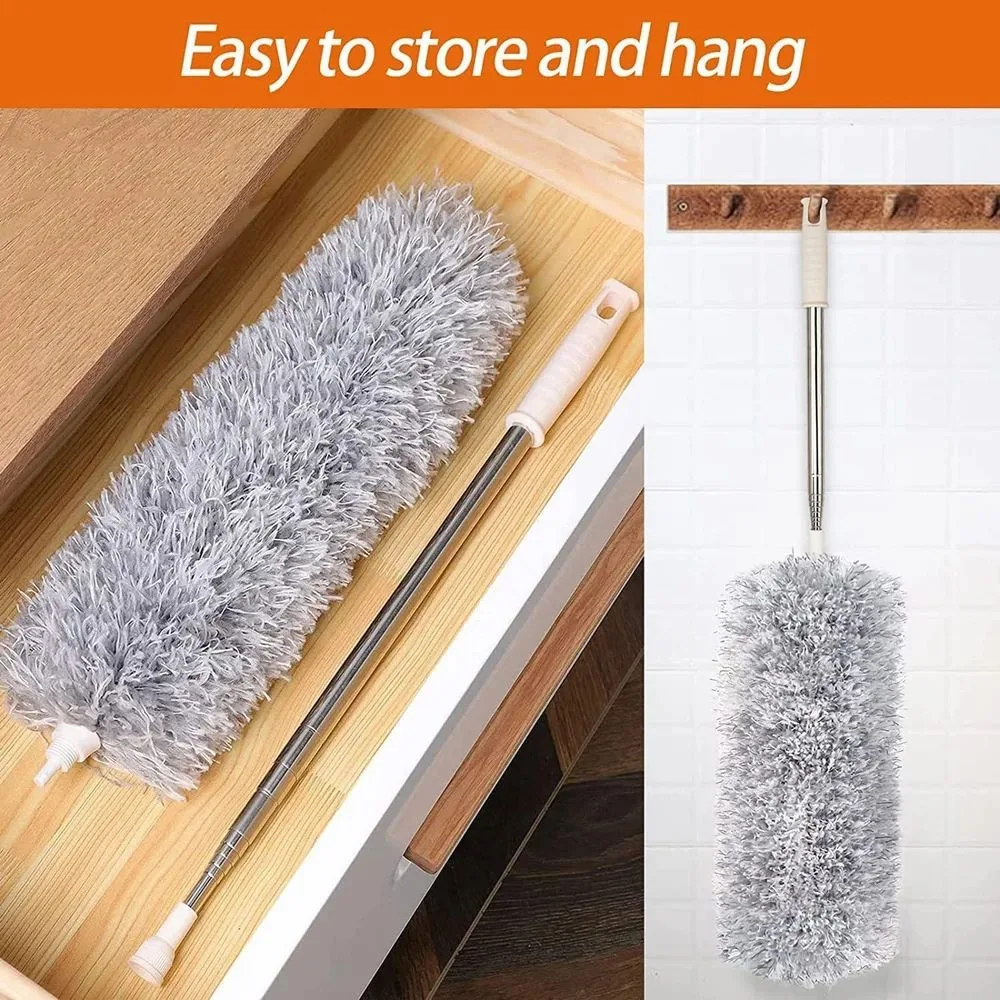 100 Inch Fan Duster, Extendable Microfiber Duster, Feather dust cleaner β photo 6