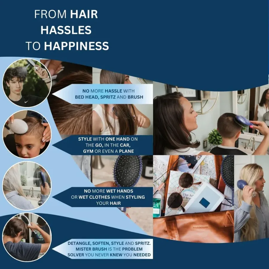 2-in-1 Spray Hair Brush β photo 8