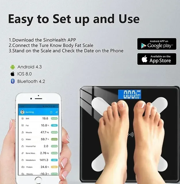 Phone App Weight Scale Bluetooth Body Fat — photo 3