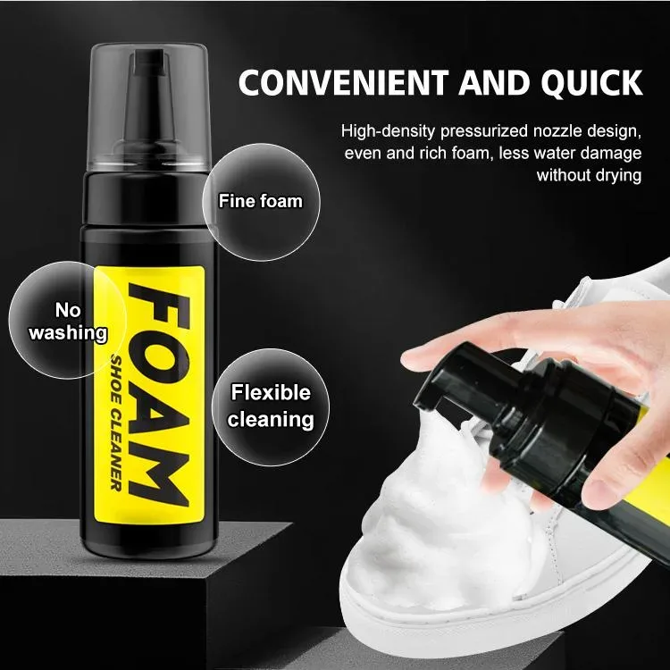 Shoe Cleaner Kit, Foam Sneaker Cleaner With Shoe Brush — photo 3