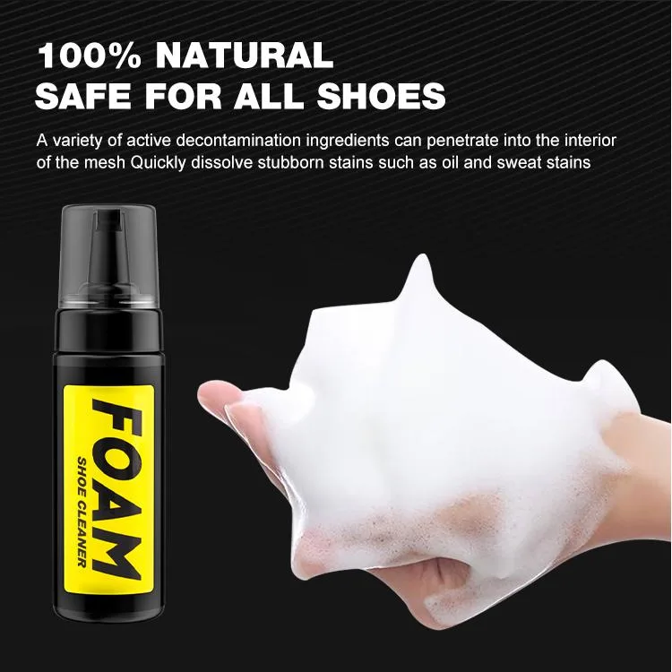 Shoe Cleaner Kit, Foam Sneaker Cleaner With Shoe Brush — photo 4