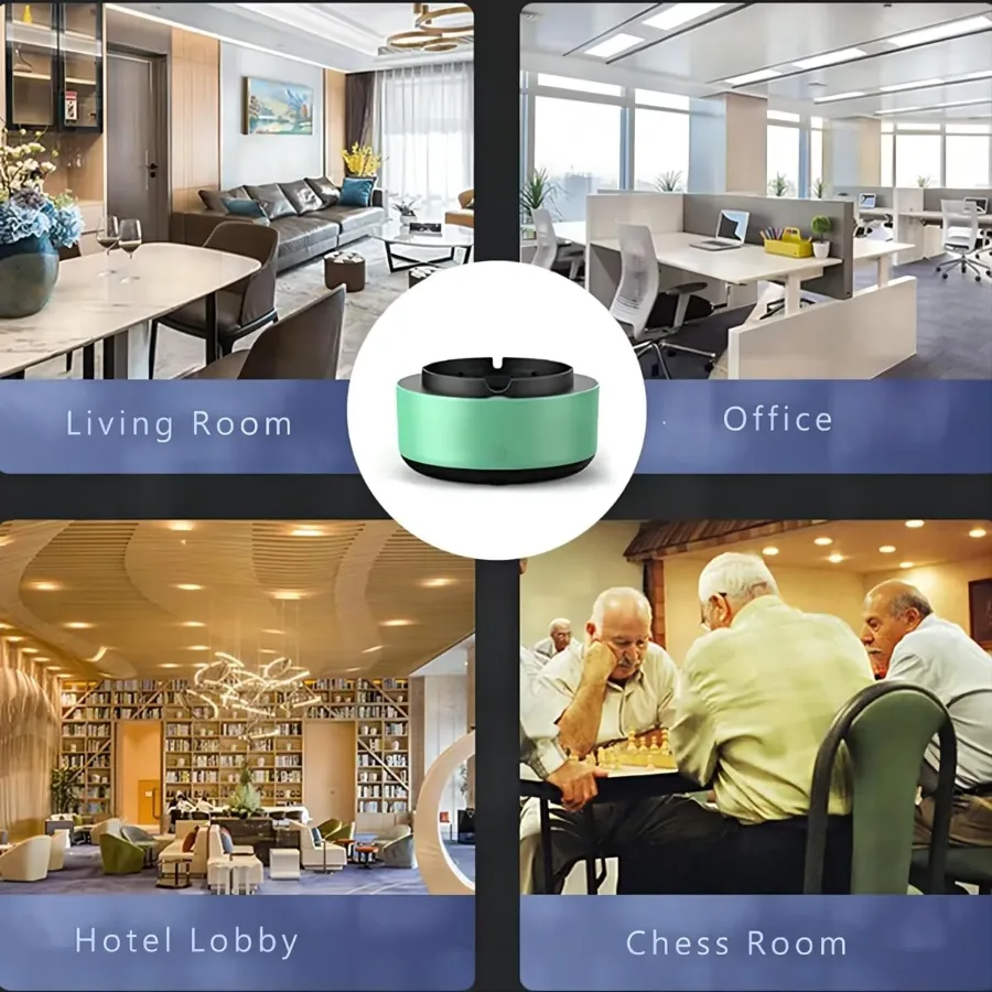 Smokeless Ashtray for Cigarettes Indoor, 2-in-1 With Air Purifier Multifunctional Smokeless Ashtray β photo 5