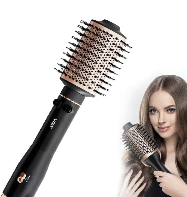 VGR Rotating Hot Air Brush Comb V494 - Black — photo 5
