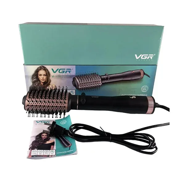 VGR Rotating Hot Air Brush Comb V494 - Black β photo 7