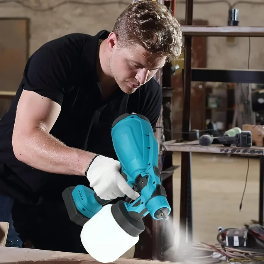 Cordless Paint Sprayer With 2 Battery — photo 9