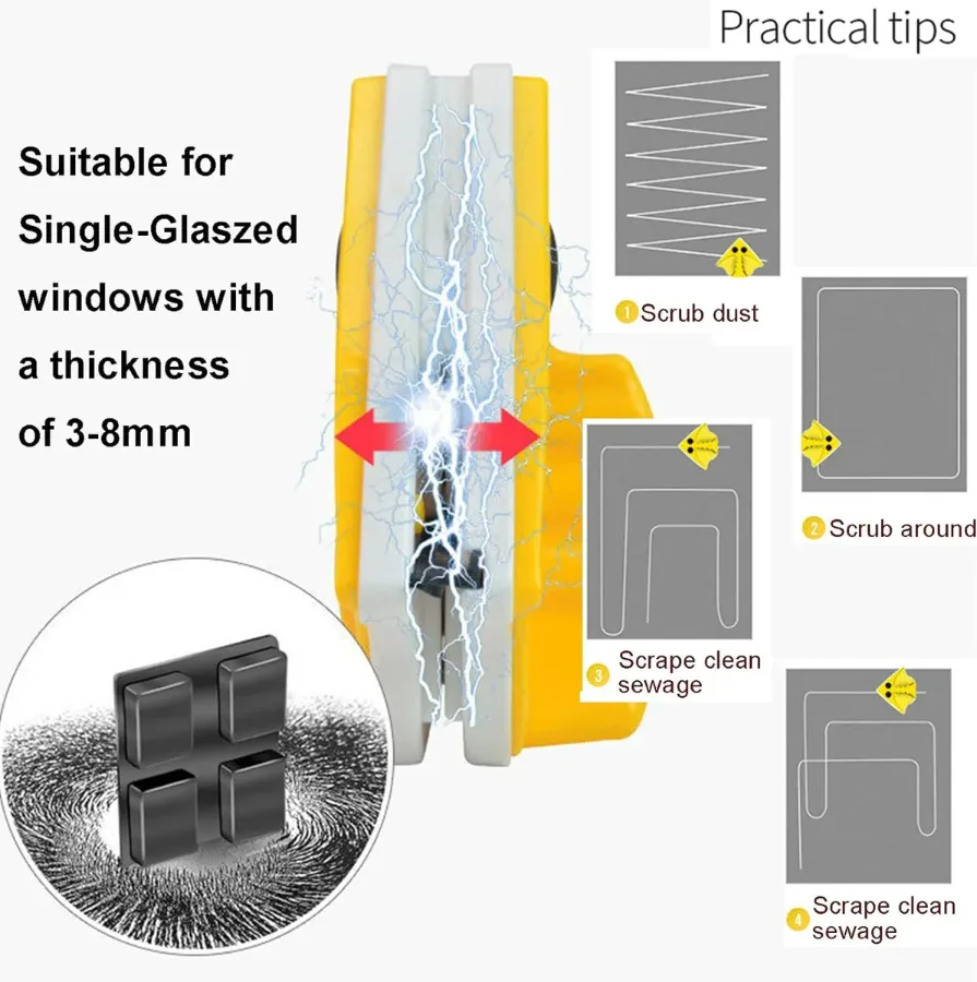 Double Sided Window Glass Cleaner β photo 2
