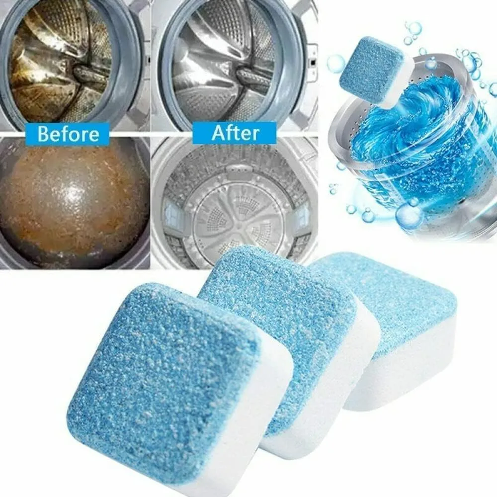 Washing Machine Cleaner Descaler Pack Of 12 - Deep Cleaning Tablet — photo 2