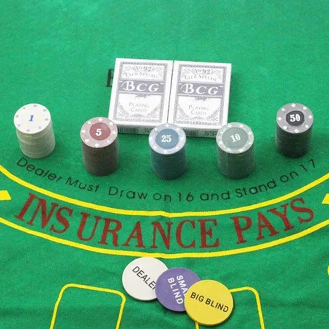 Texas Hold'em Poker Set 200 Pcs with Mat β photo 4