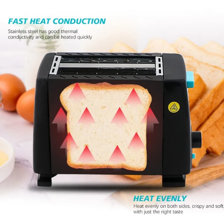 Raf 2 Slice Toaster 650W β photo 3