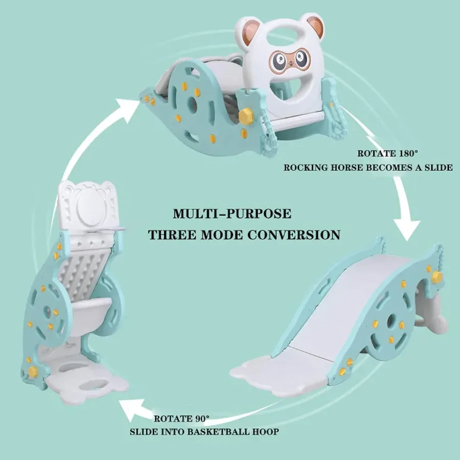 3-in-1 Basketball Slide Playset — photo 3