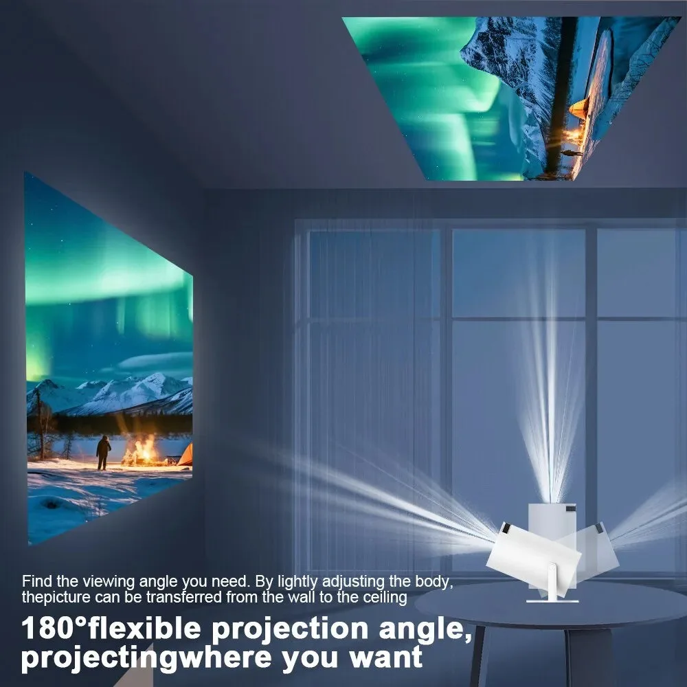 4K Mini Projector HY300: Full HD Home Theater, 4K Android Smart Bluetooth WiFi TV Projector — photo 2