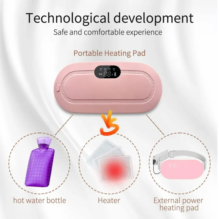 Portable Cordless Heating Pad for Menstrual Cramps Relief for Stomach Period — photo 4