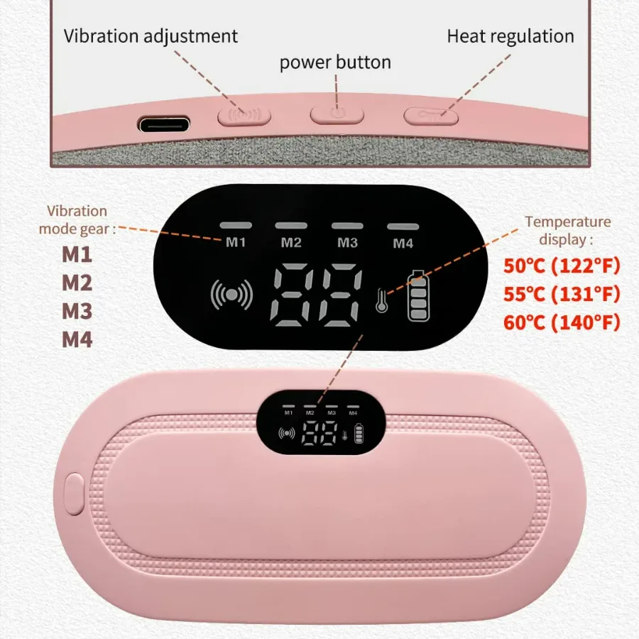 Portable Cordless Heating Pad for Menstrual Cramps Relief for Stomach Period — photo 5