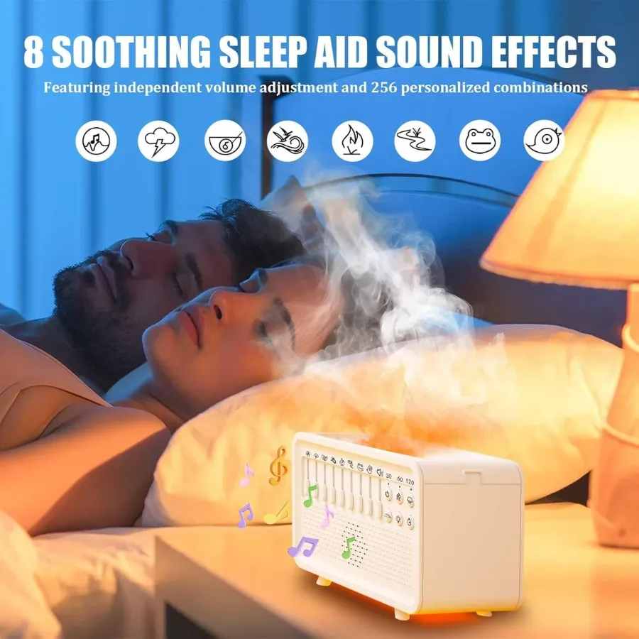 4 in 1 White Noise Sound Machine Humidifier Diffuser — photo 6