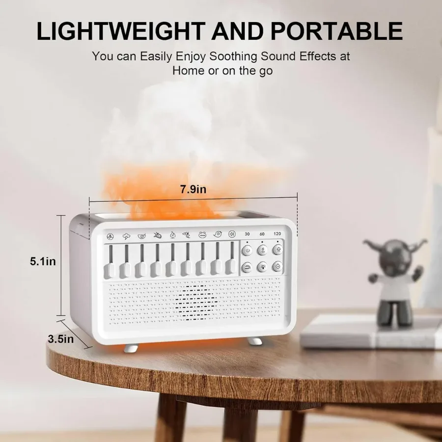 4 in 1 White Noise Sound Machine Humidifier Diffuser β photo 8