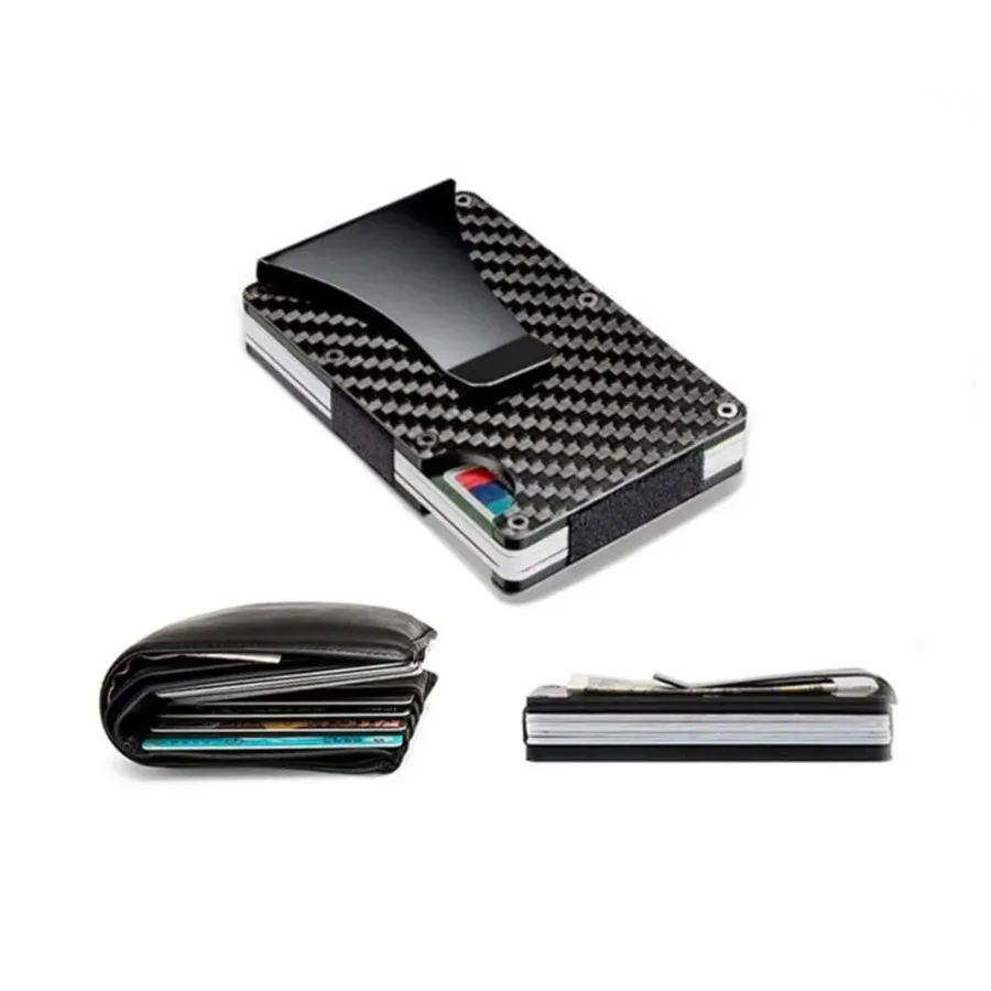 Carbon Fiber Wallet,Minimalist Slim Wallet β photo 2