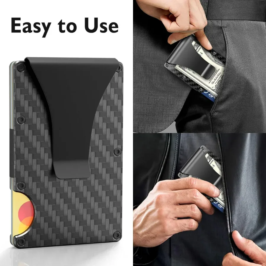 Carbon Fiber Wallet,Minimalist Slim Wallet — photo 3