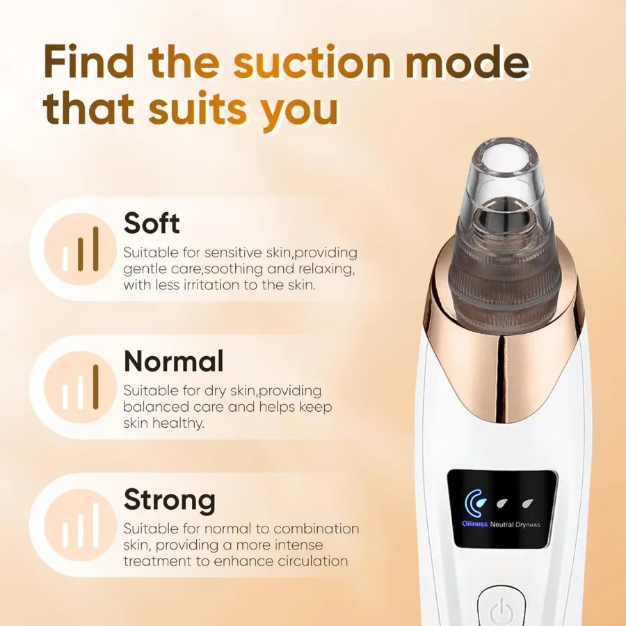 5 in 1 Rechargeable Blackhead Remover Facial Pore Cleaner Deep Cleaning — photo 5