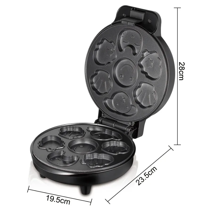 RAF 1000W Electric Cake Maker Multi Shape Cookie Maker — photo 4