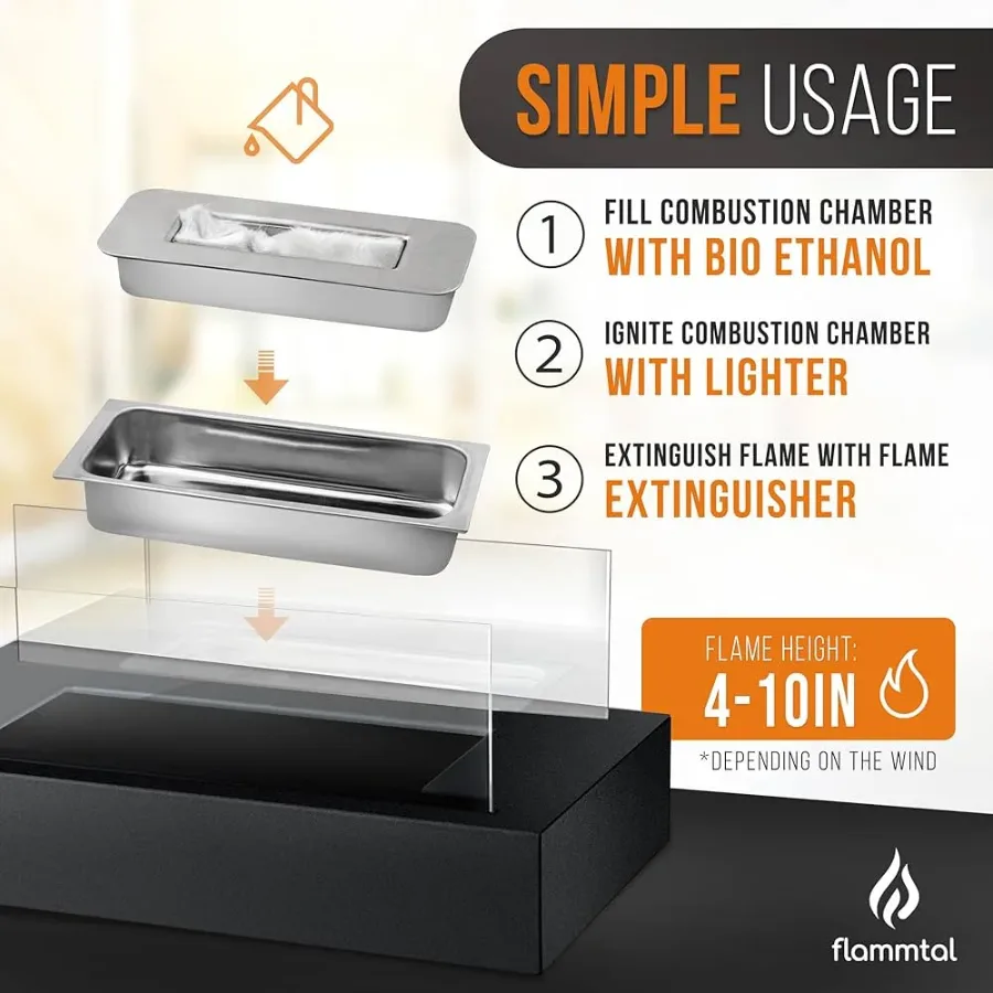 Table Fire place Ethanol For Indoor & Outdoor β photo 4