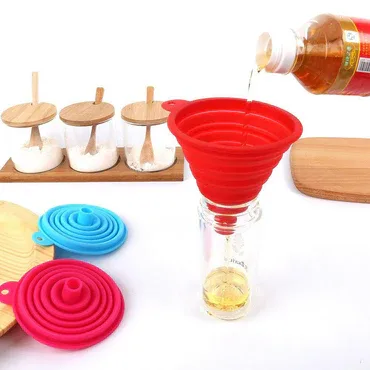 Mini Collapsible Silicone Funnel