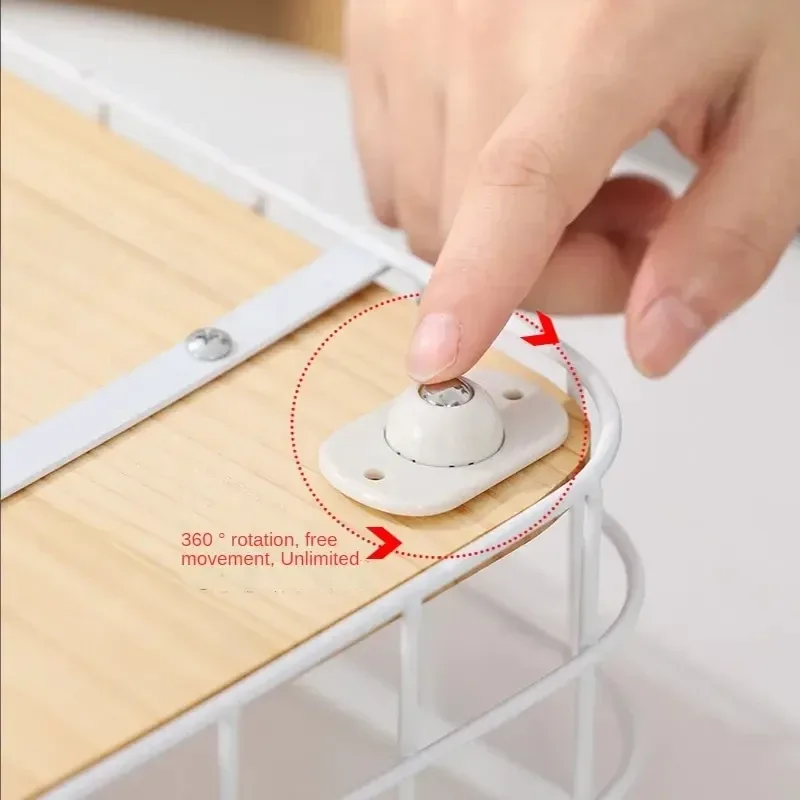4 Pcs Self-Adhesive Castors Wheels Furniture — photo 4