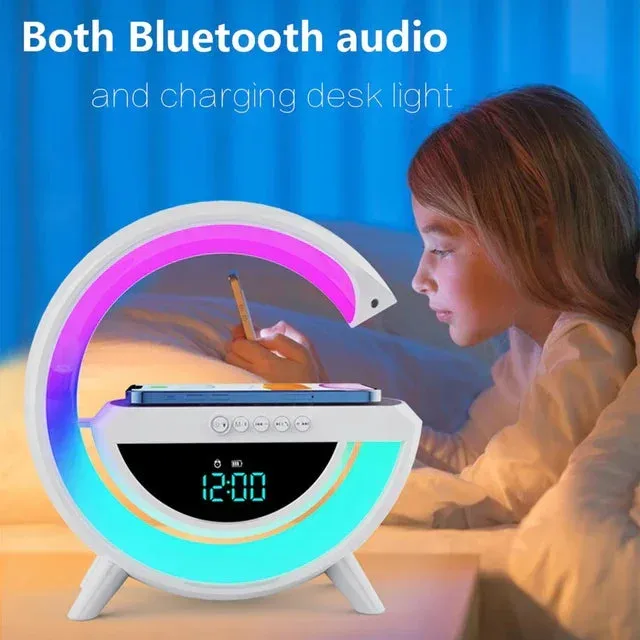 15W Lamp Speaker & Wireless Charger 1500mAh Rechargeable — photo 4