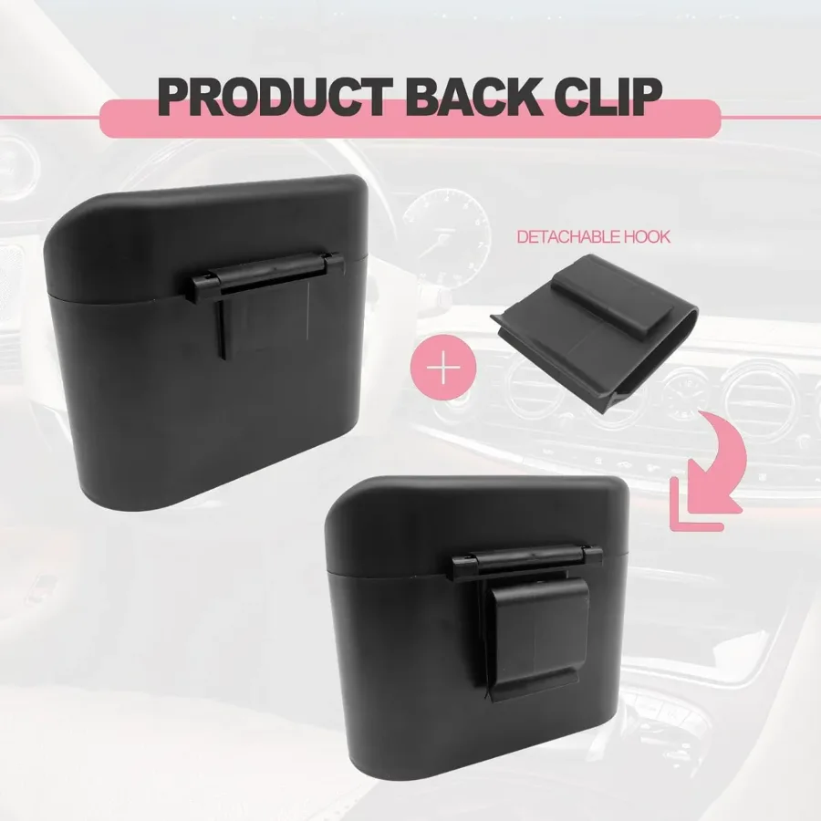 Car Trash Can with Lid Leakproof — photo 5