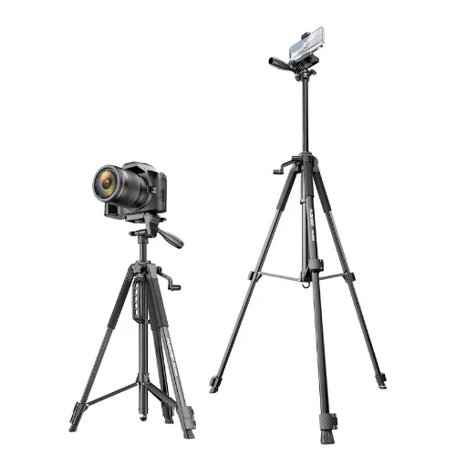 PLOKAMA Professional Tripod 150cm – 360° Rotation with Bluetooth Remote — photo 9