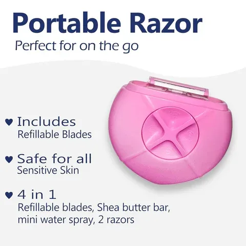 4 in 1 Women’s Electric Razor & Epilator – Manual Body Hair Trimmer — photo 3