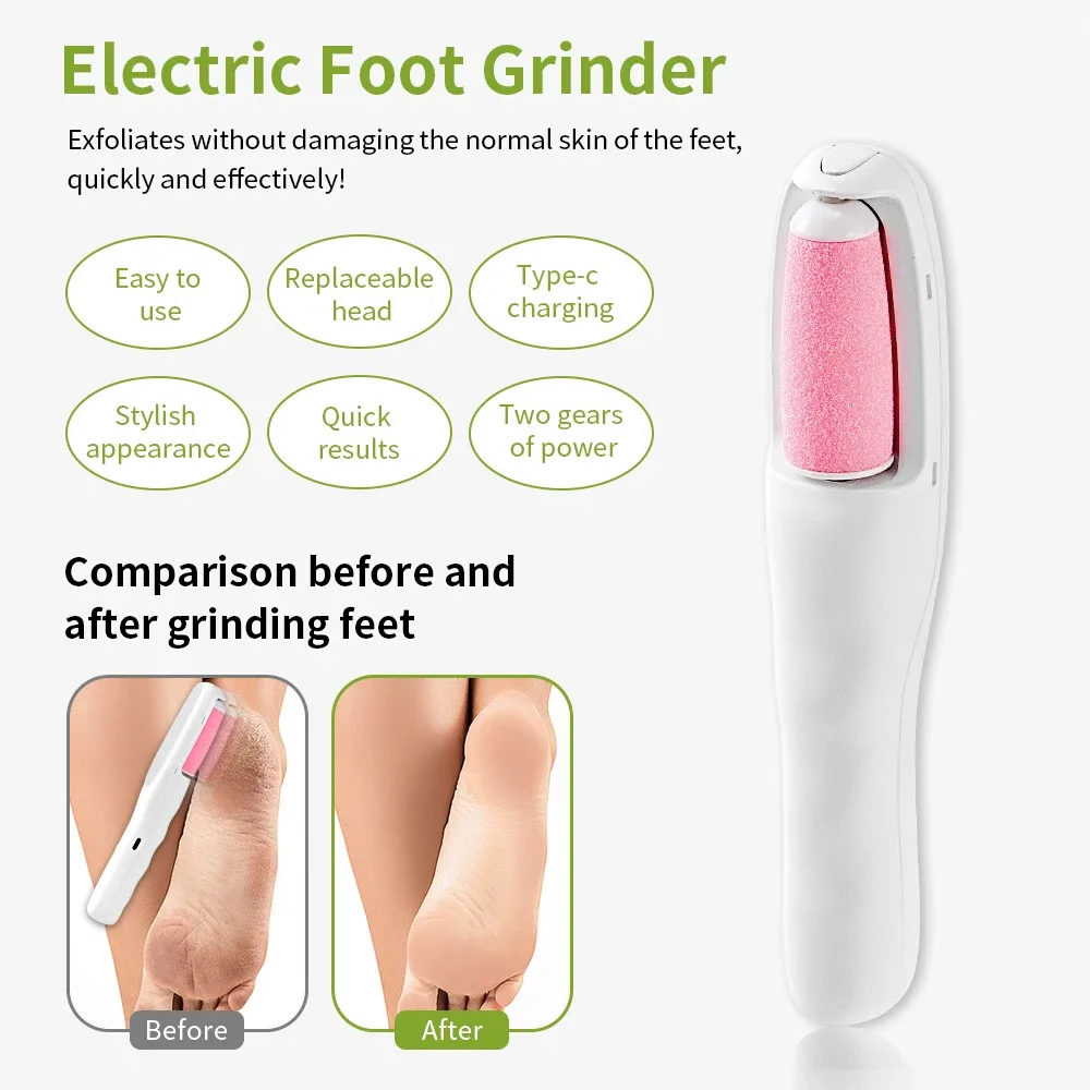 Electric Callus Remover & Pedicure Kit – Foot Grinder, File & DeadSkin & Hair Removal Tool — photo 2
