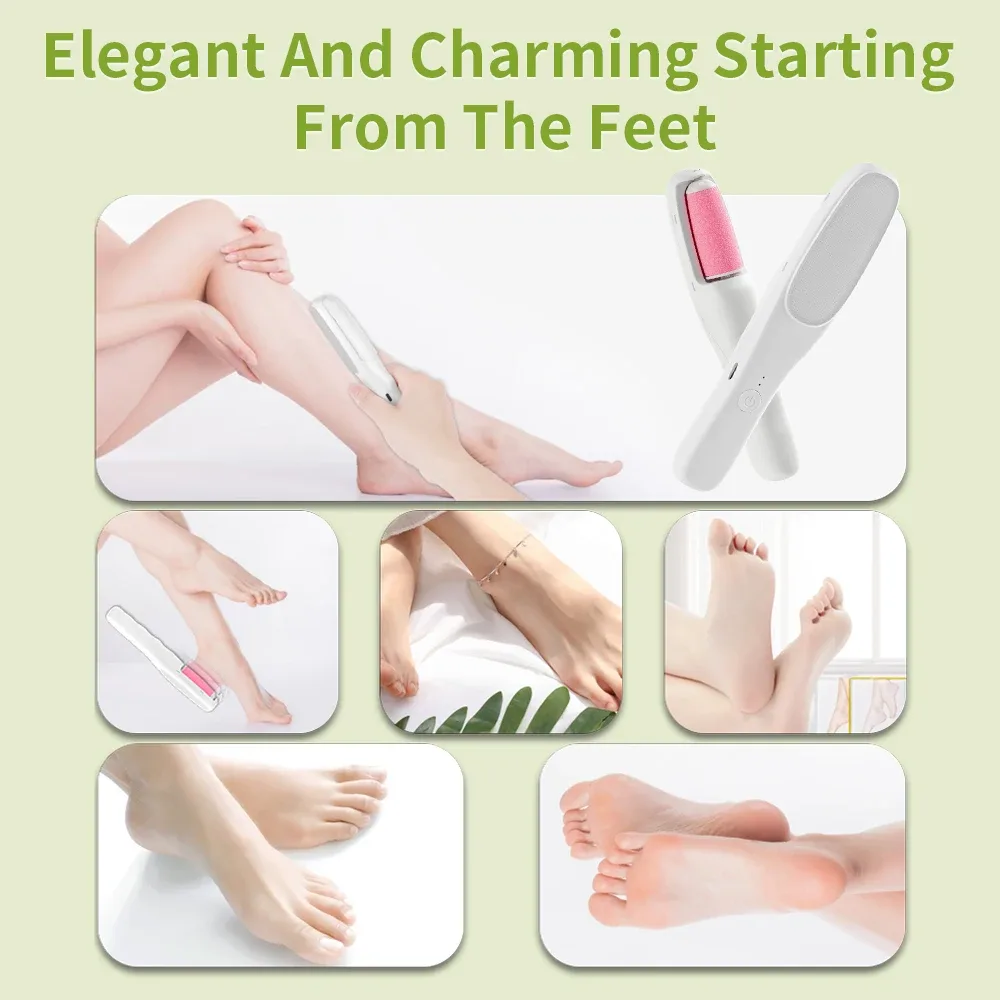 Electric Callus Remover & Pedicure Kit – Foot Grinder, File & DeadSkin & Hair Removal Tool — photo 4