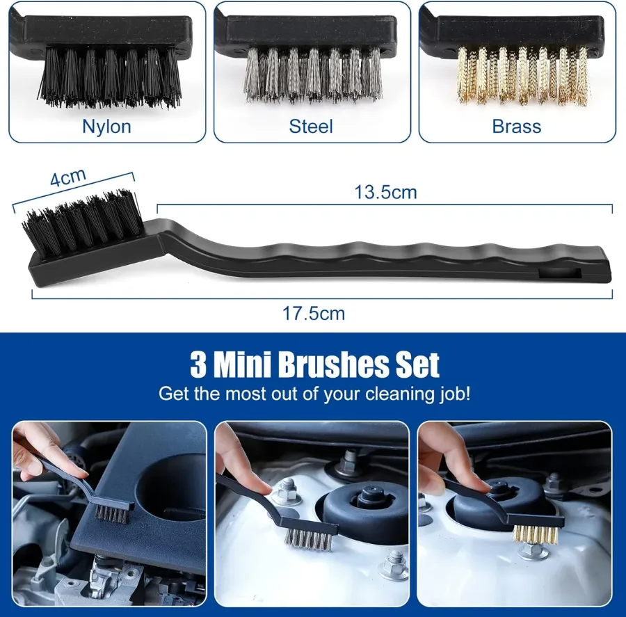 25PCS Professional Car Cleaning Kit – Interior & Exterior Cleaning Set — photo 3