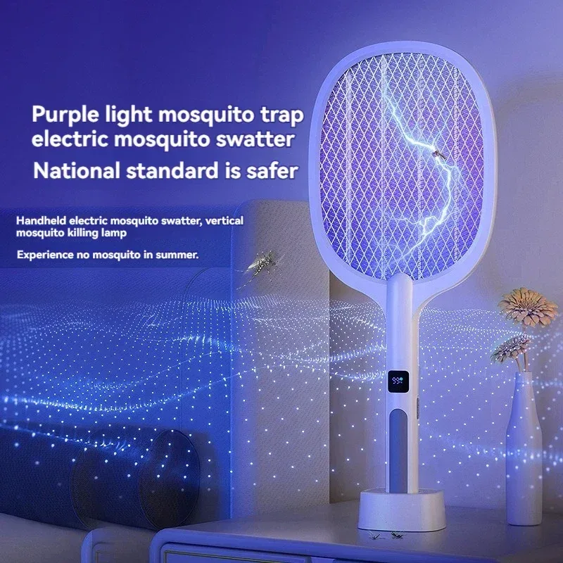 USB Rechargeable Electric Mosquito Swatter & Lamp – Fly Zapper — photo 4