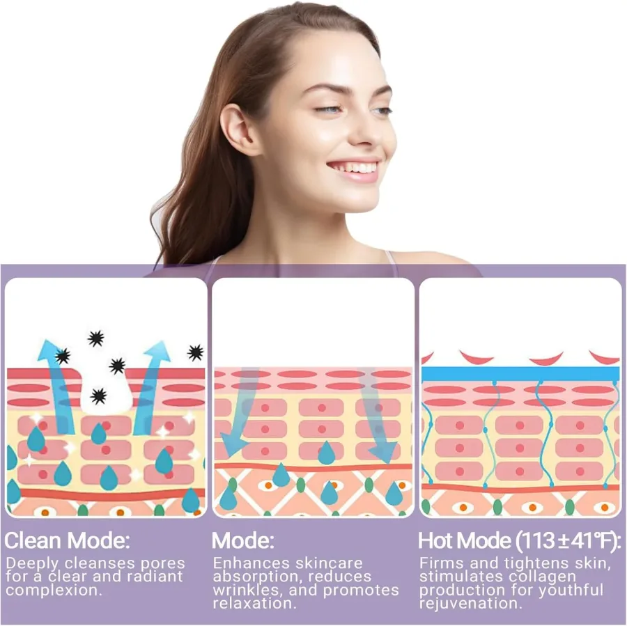 3 in 1 Vibration Face & Neck Massager – Triple-Action Anti-Wrinkle Device for Skin Tightening, Lifting & Smoothing — photo 3
