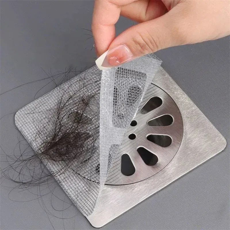 Set of 10 Anti-Clog Mesh Drain Filter – Hair & Insect Resistant Bathroom Screen — photo 3