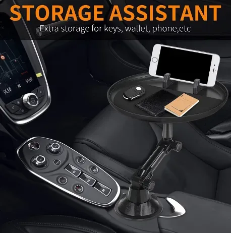 Tray Food for Car – Adjustable Car Tray Table And Phone Holder — photo 3
