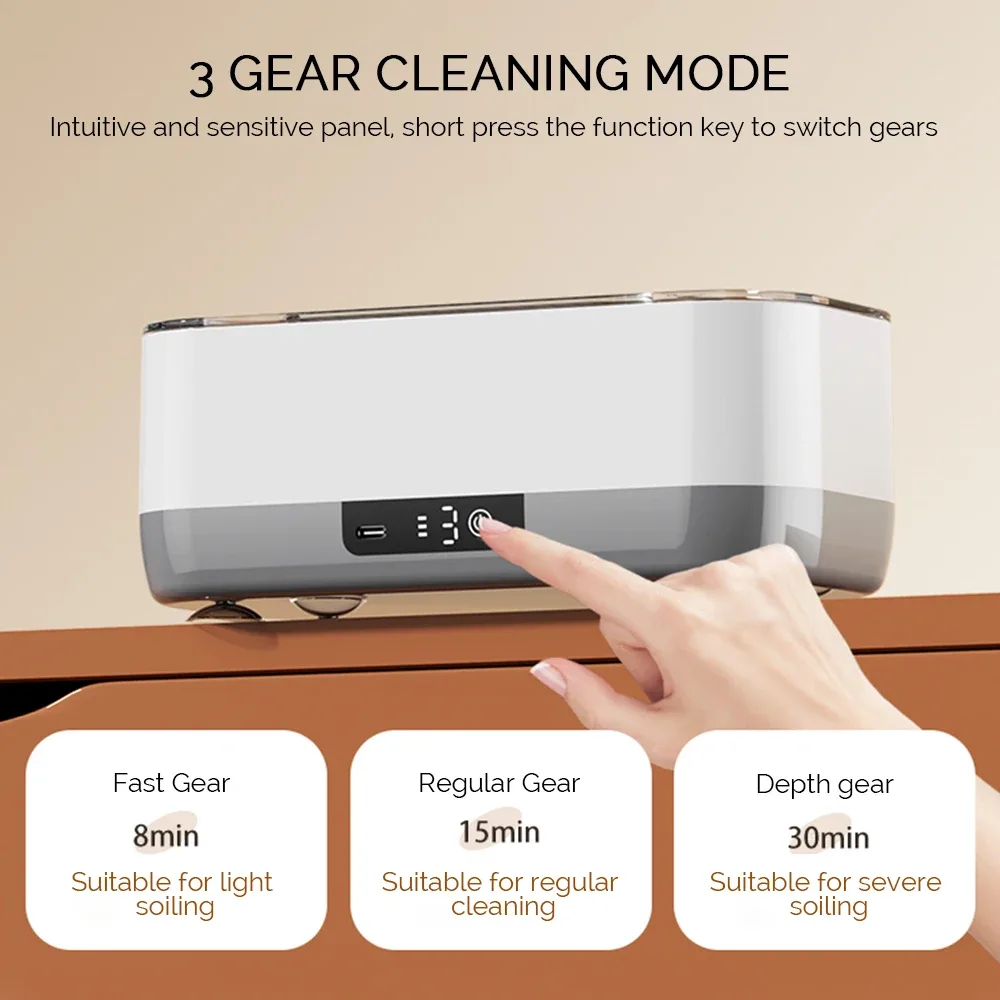 Ultrasonic Jewelry & Eyeglass Cleaner – High-Frequency Cleaning Bath for Jewelry, Makeup Brushes — photo 4