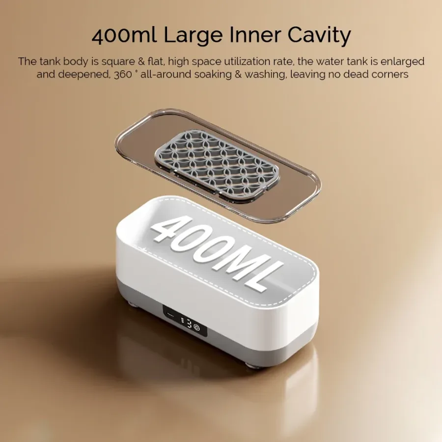 Ultrasonic Jewelry & Eyeglass Cleaner – High-Frequency Cleaning Bath for Jewelry, Makeup Brushes — photo 6