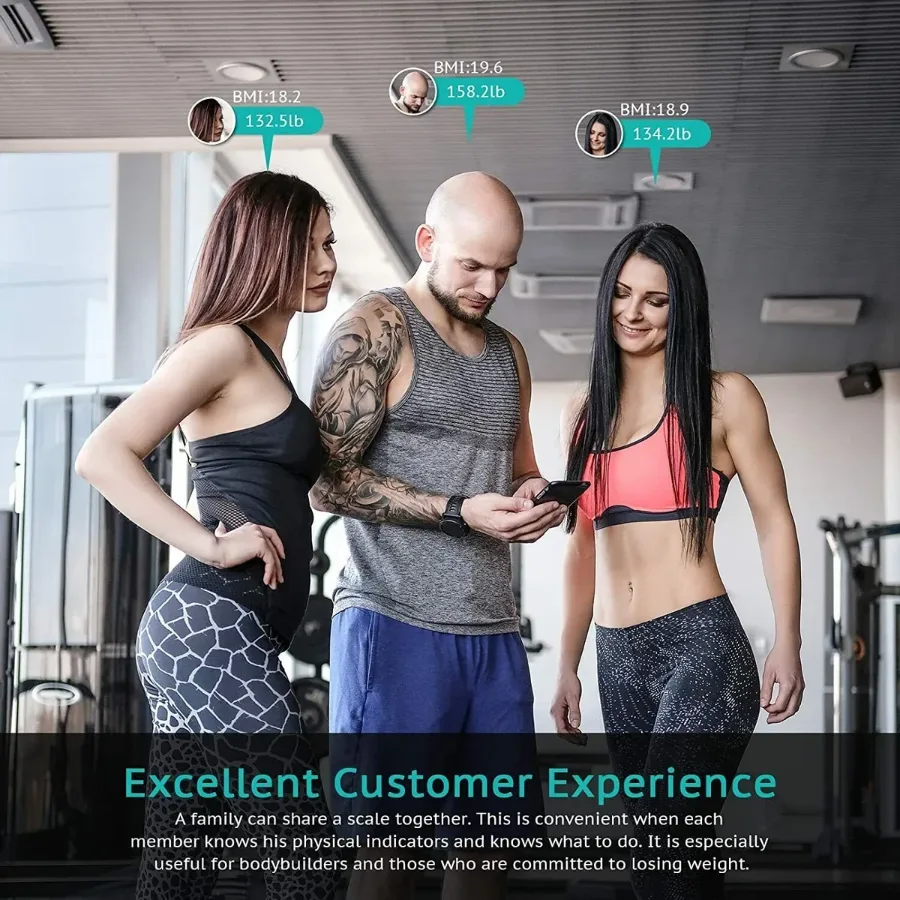 Sonifer Smart Digital Phone App Scale – Electronic Body Fat Scale with LED Display — photo 6
