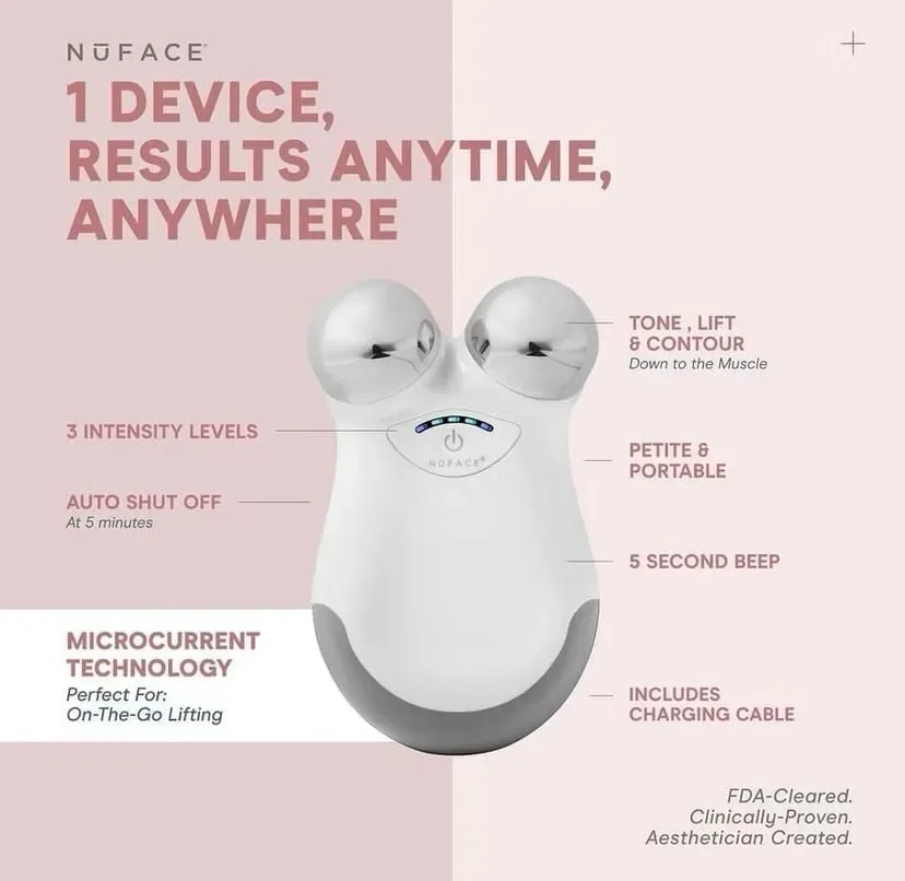 Mini Facial Toning Device – Microcurrent Wrinkle Reducer & Skin Lifting Tool — photo 3