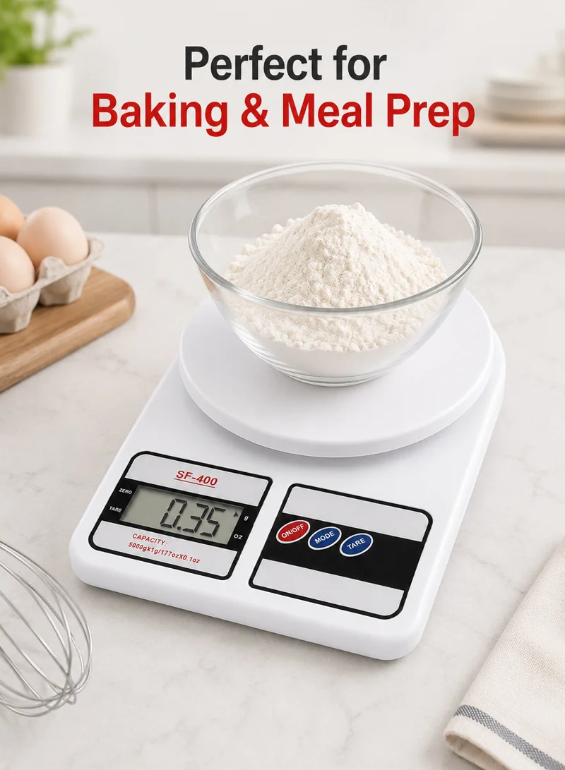 5Kg/1g Electronic Kitchen Scale with Digital LCD Display — photo 3