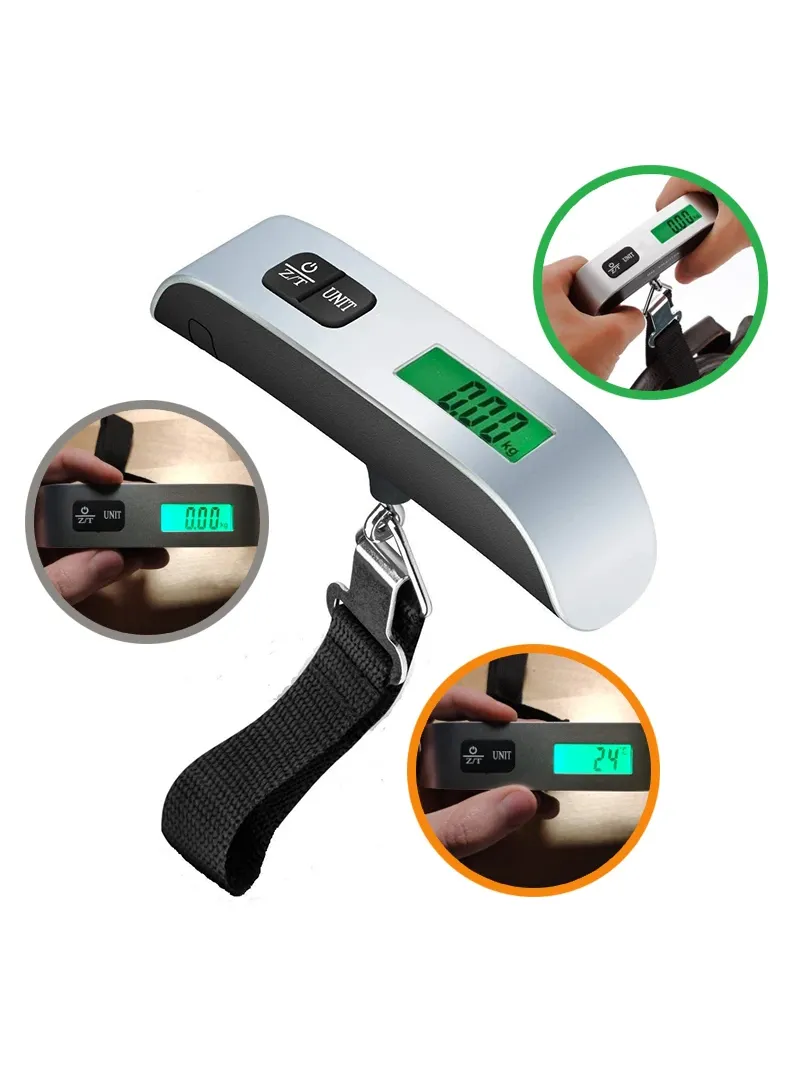 50kg Max Digital Luggage Scale with Tare & Back-lit LED Display K-8 β photo 6
