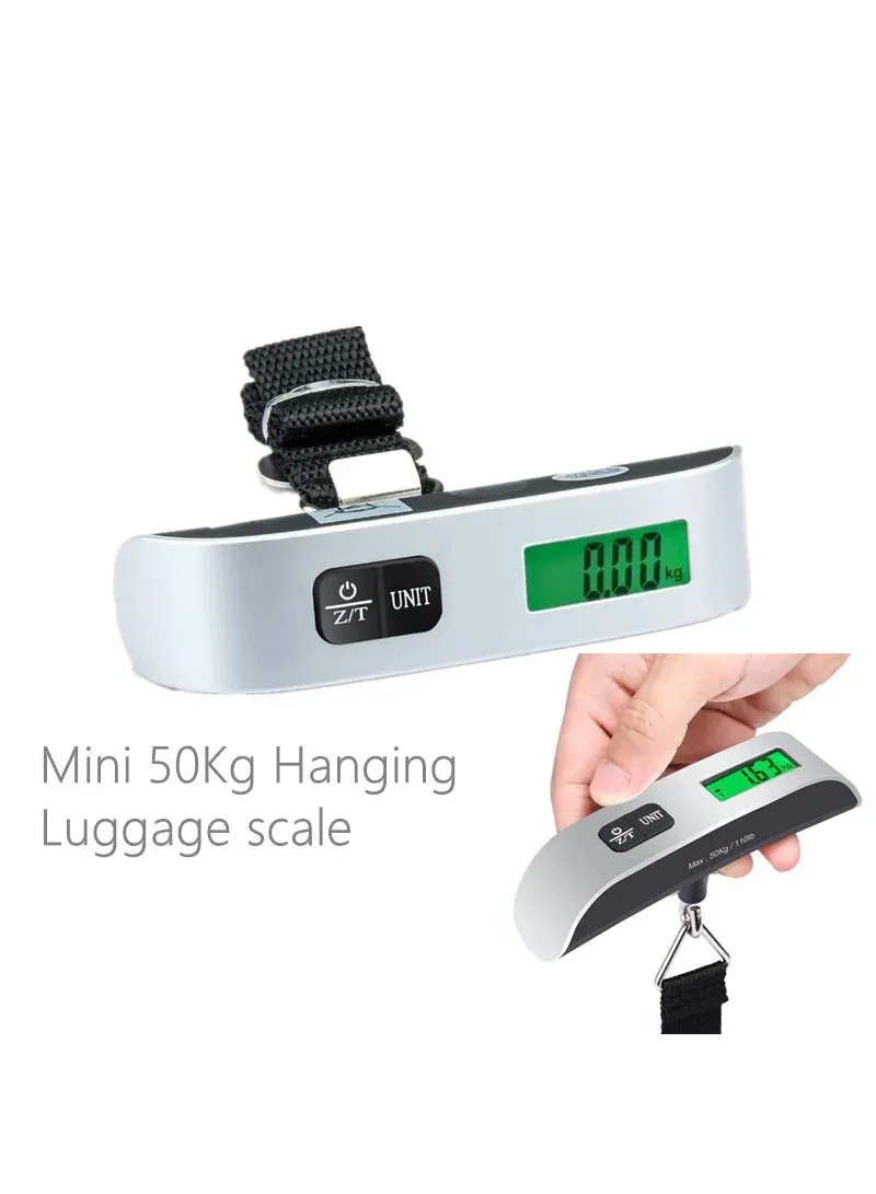 50kg Max Digital Luggage Scale with Tare & Back-lit LED Display K-8 — photo 7